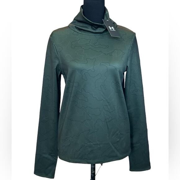 New ~ UNDER ARMOUR  ~ Cold Weather Funnel Neck Top Size S - Picture 1 of 9
